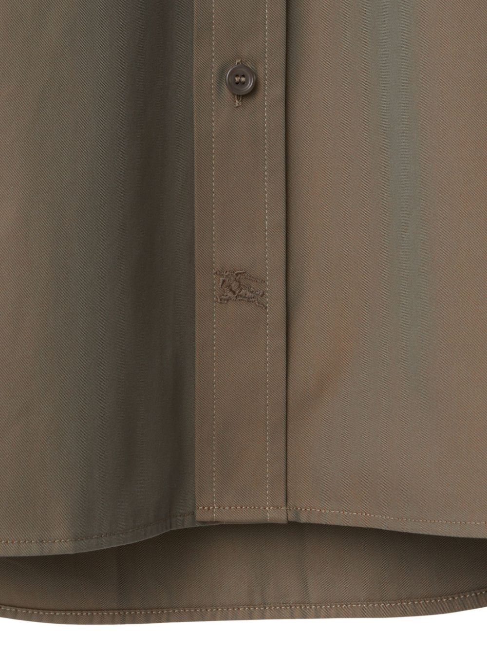 flap-pocket cotton shirt - 5