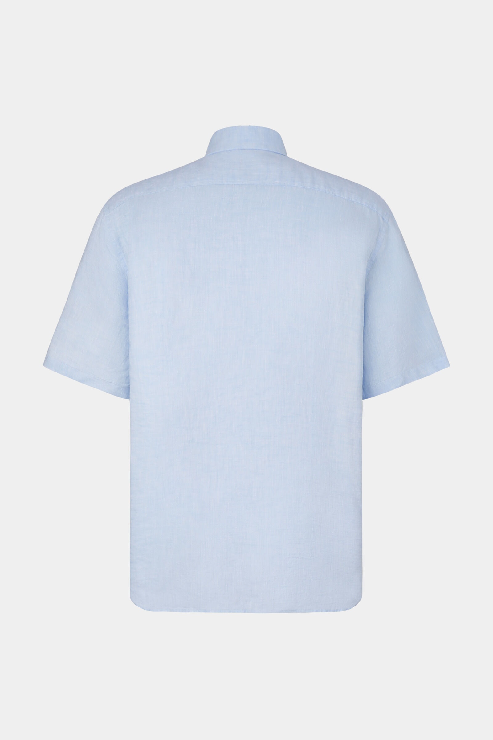 Lykos Short-sleeved linen shirt in Light blue - 5