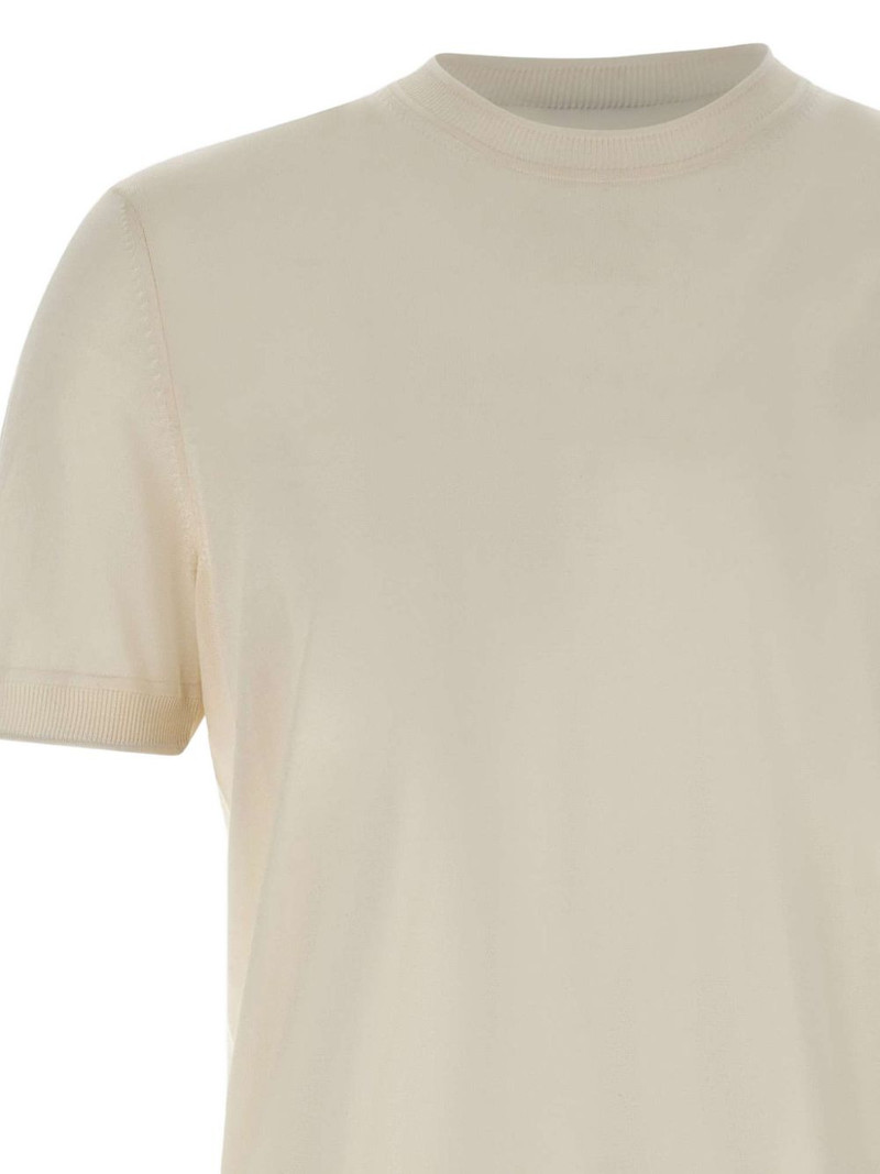 crew-neck silk T-shirt 3