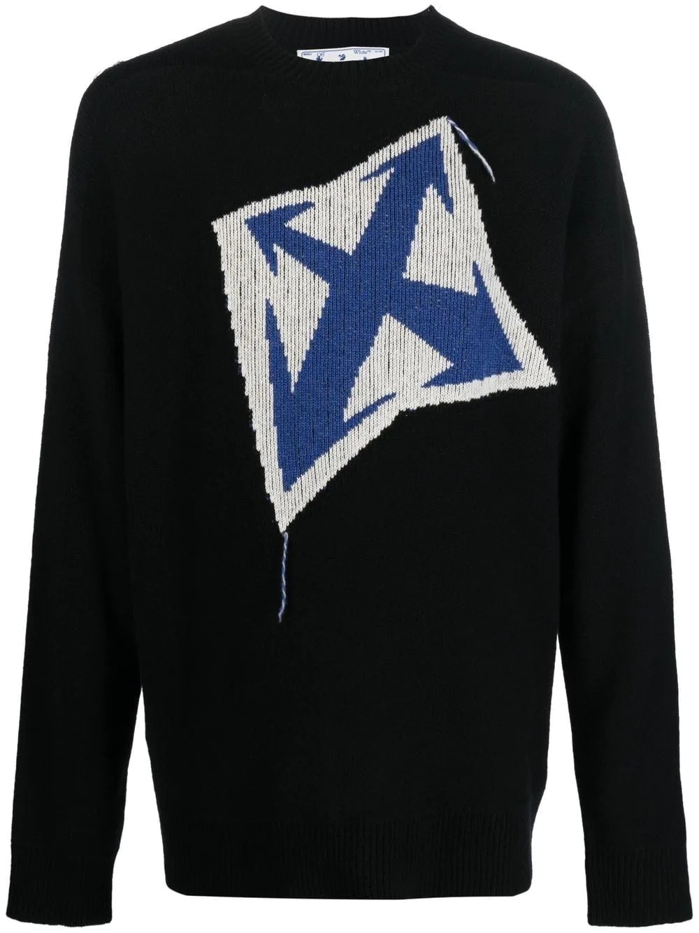 Arrows-intarsia wool jumper - 1