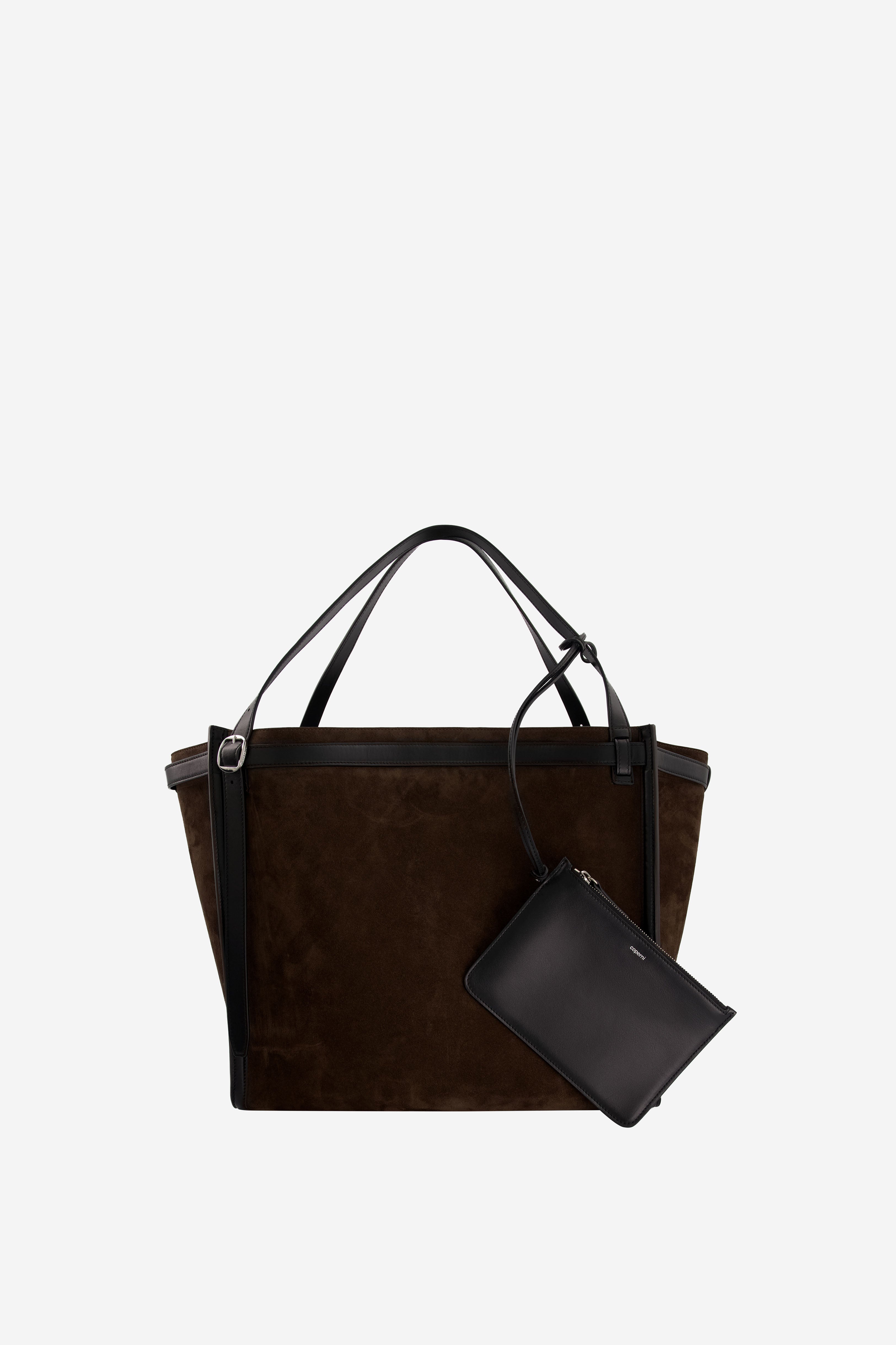 Suede Belt Cabas Bag - 5