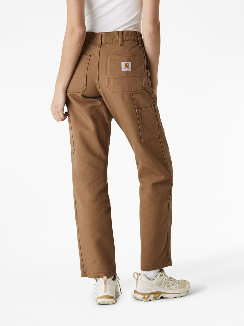 Double Knee straight-leg trousers 3
