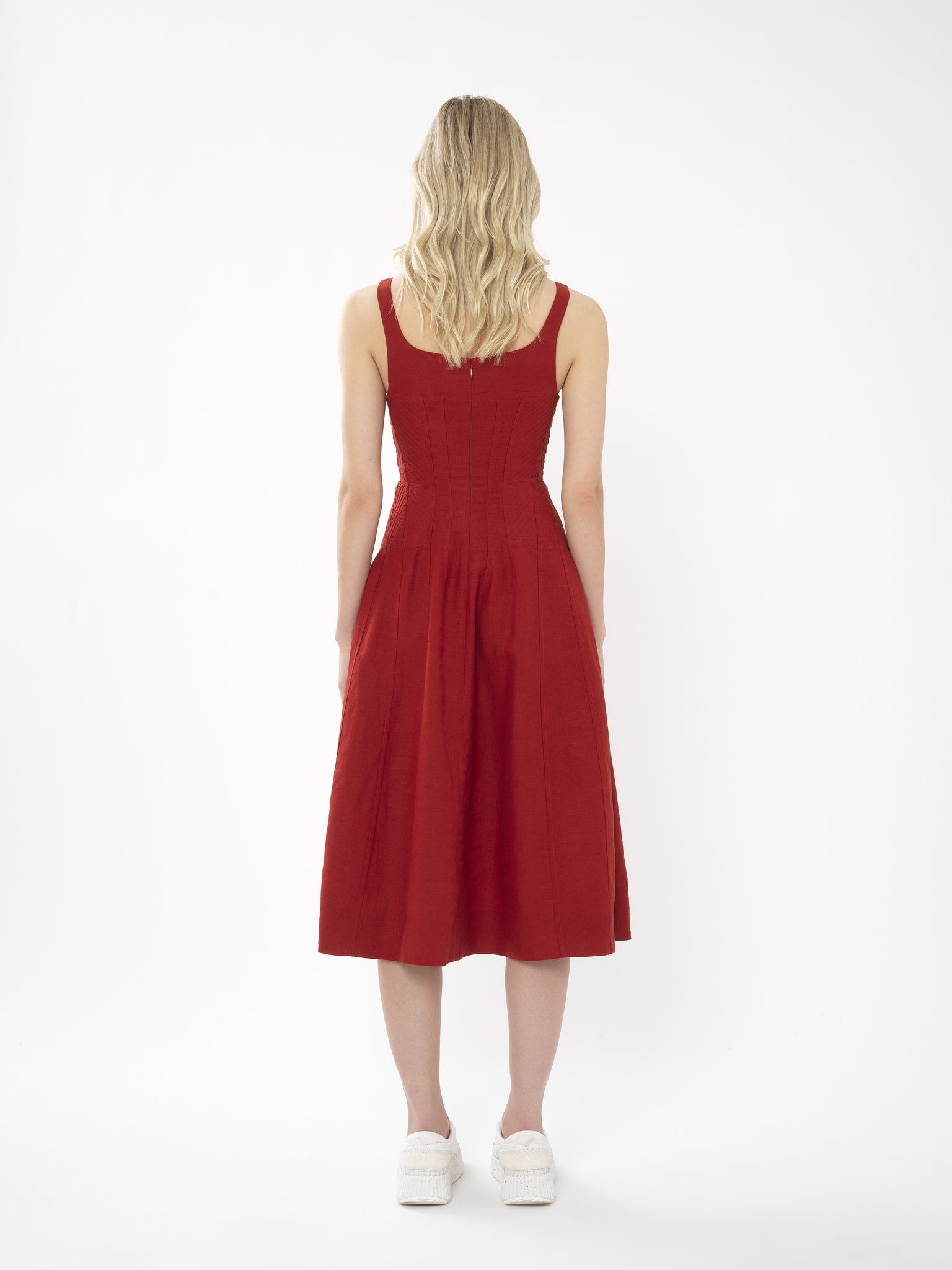 SLEEVELESS MIDI DRESS - 4