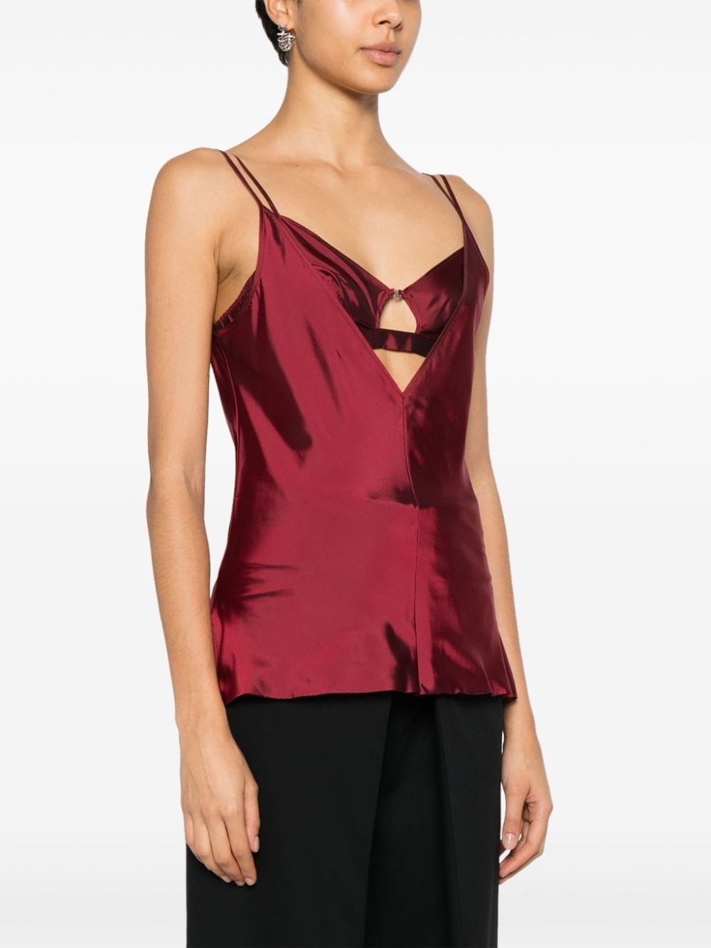 satin camisole and bralette set - 3