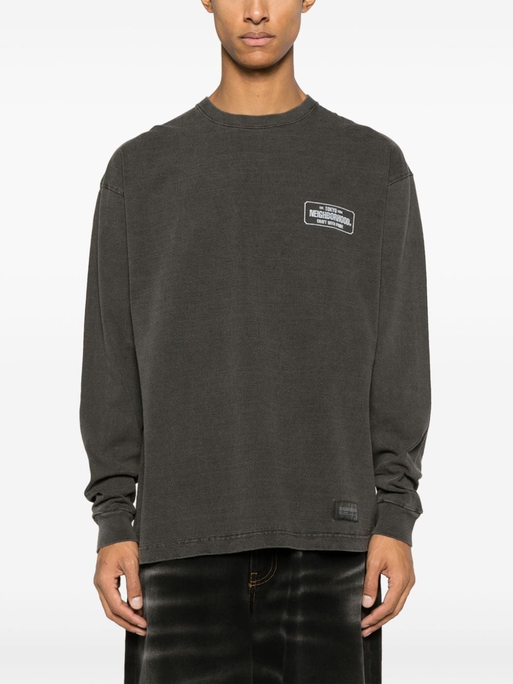 graphic-print cotton sweatshirt - 3
