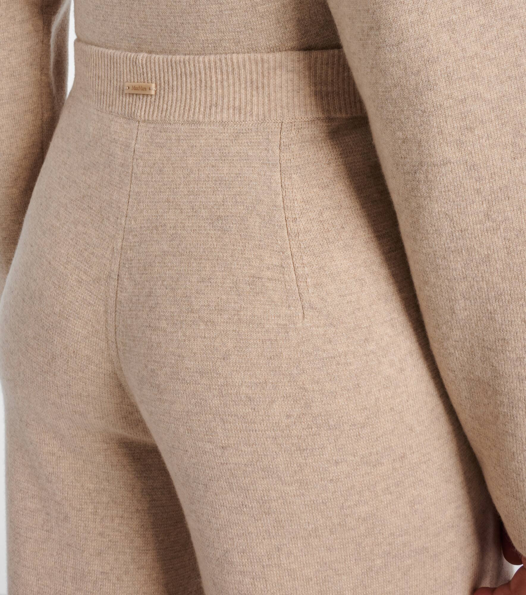 Judy wool and cashmere wide-leg pants - 6