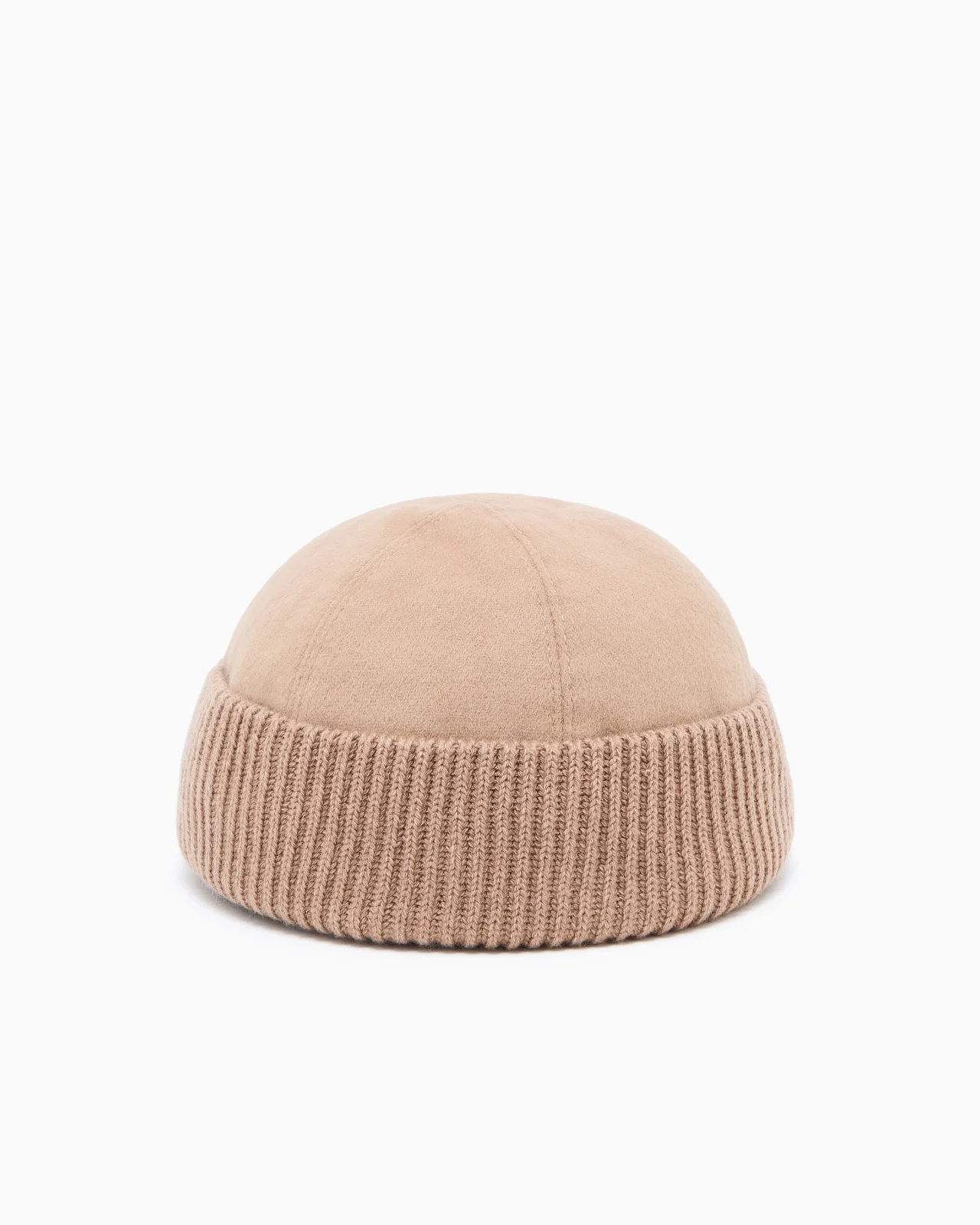 WOOL AND CASHMERE BEANIE HAT - 1