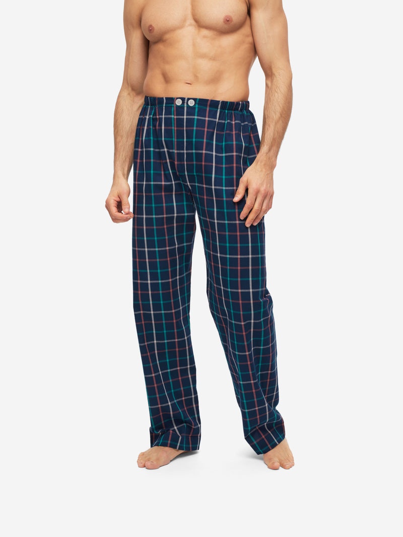 Men's Classic Fit Pyjamas Ranga 44 Brushed Cotton Multi - 6