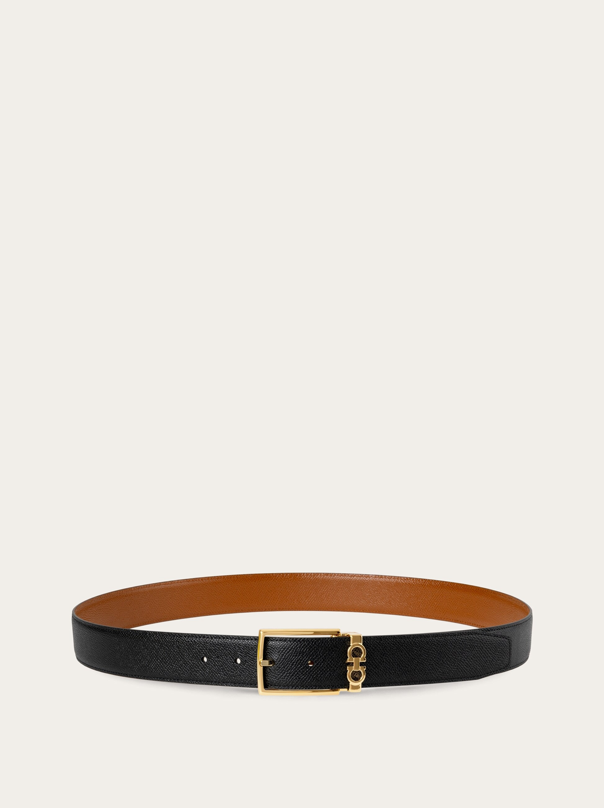 Reversible and adjustable Gancini belt - 3