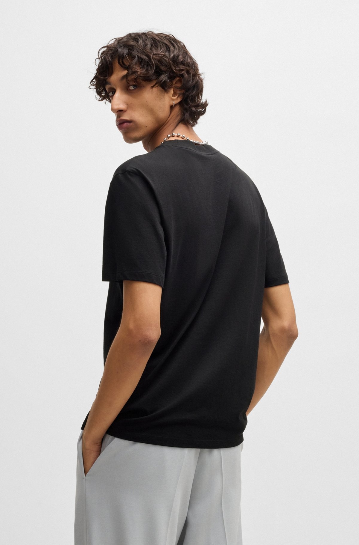 COTTON-JERSEY T-SHIRT WITH CIGARETTE-PACKET PRINT - 5