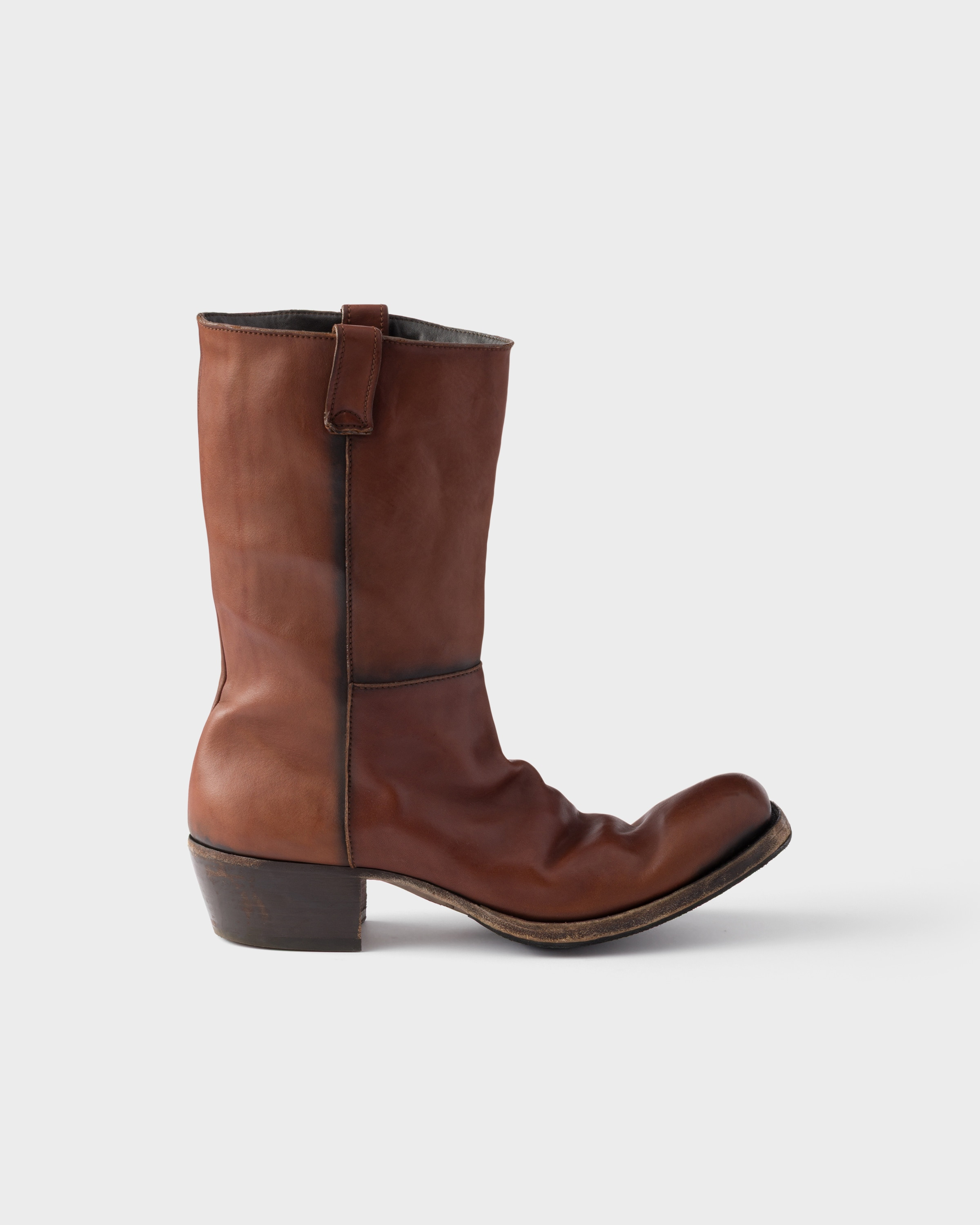Antique leather boots - 2
