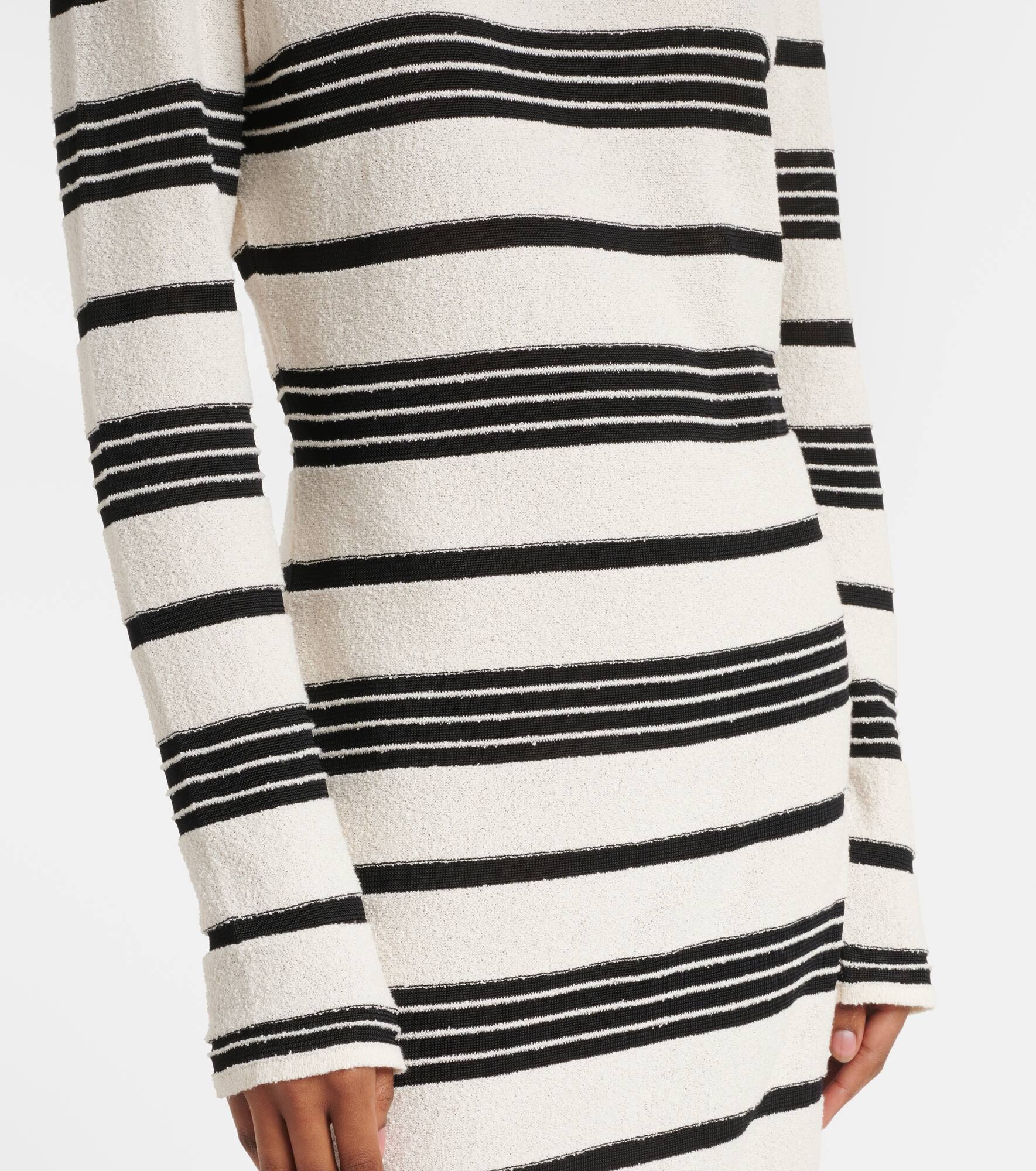 Cotton-blend midi dress - 5