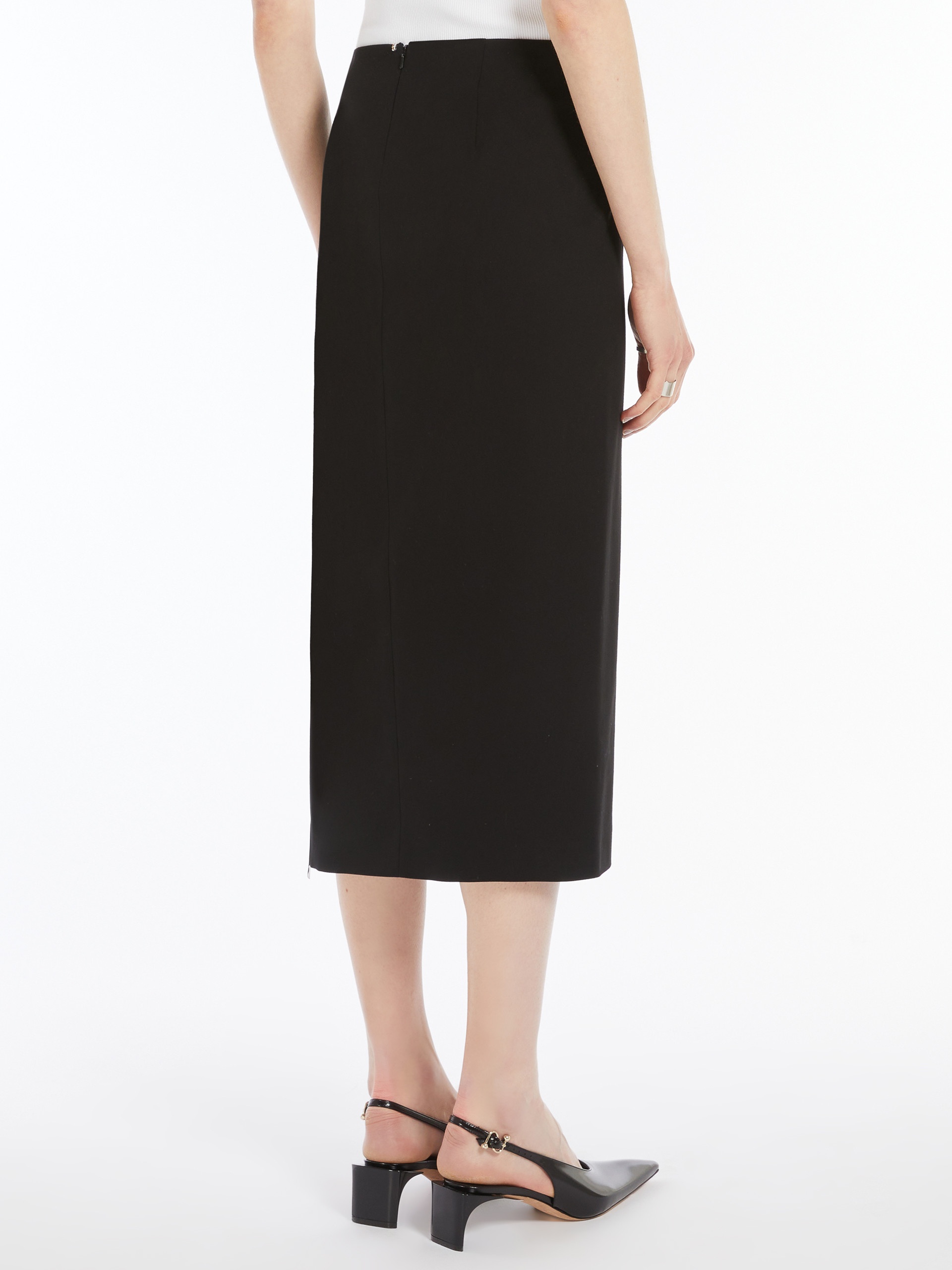 CORONE Stretch-cotton midi skirt - 4