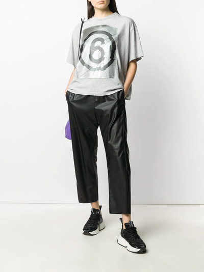 MM6 Maison Margiela 6-print T-shirt outlook