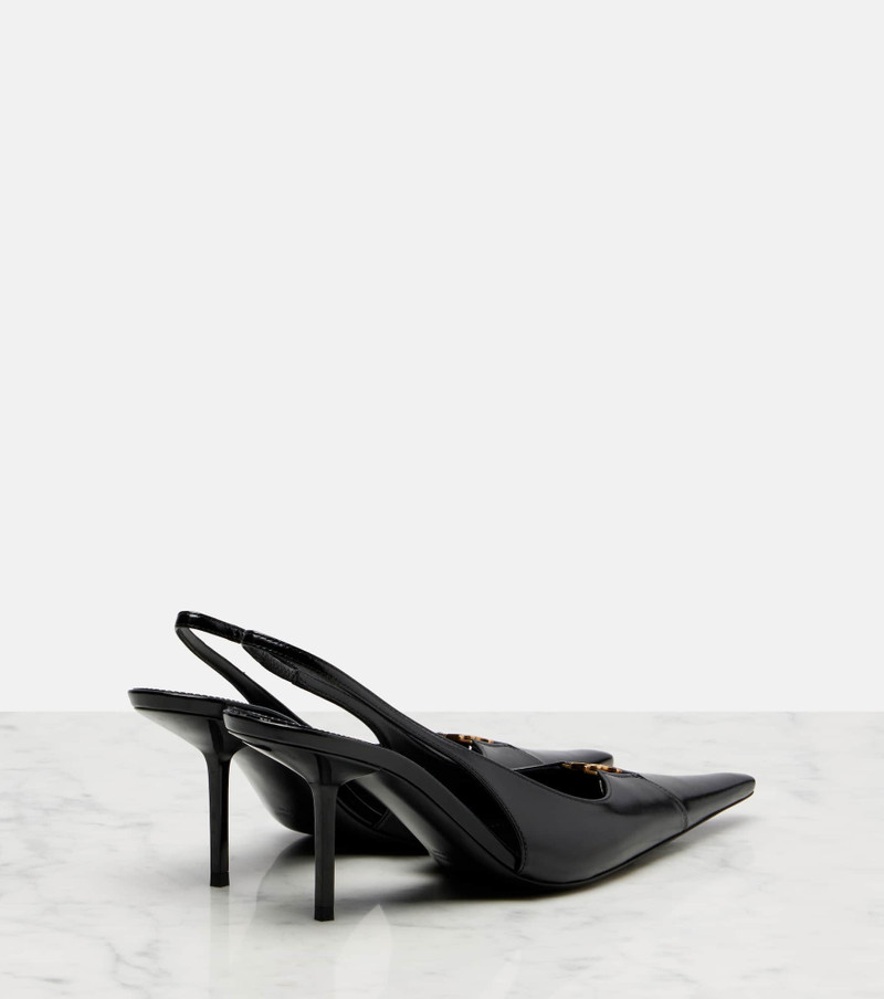 SAINT LAURENT Babylone Breteuil 75 slingback pumps outlook