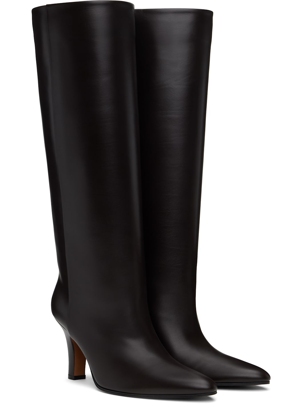 Brown Prudens Knee Boots - 4