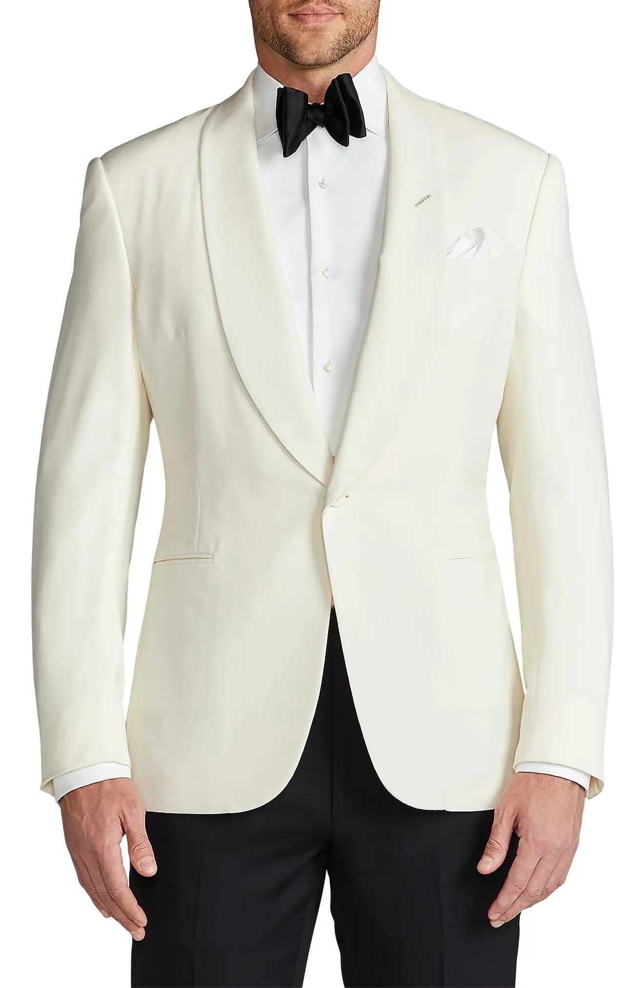 Gregory Wool Barathea Dinner Jacket - 1