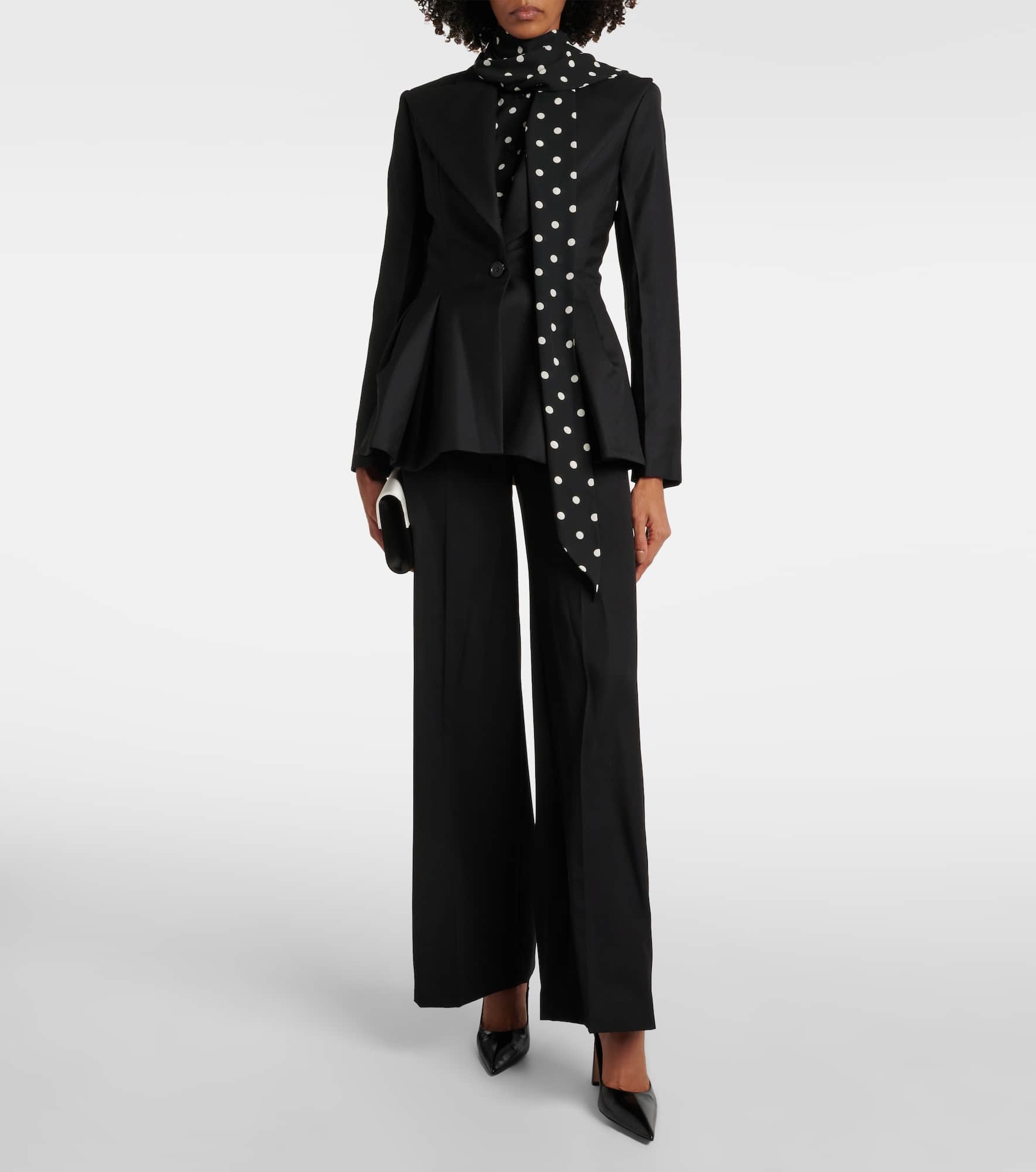 Wool gabardine blazer - 2