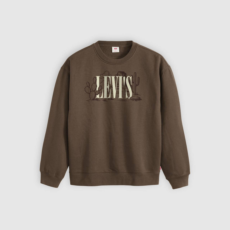 RELAXED GRAPHIC CREWNECK SWEATSHIRT 5