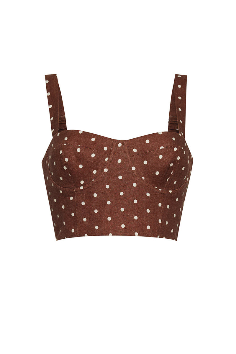 Claudine Top Add To Your Claudine Collection In This Fresh Linen Print 1