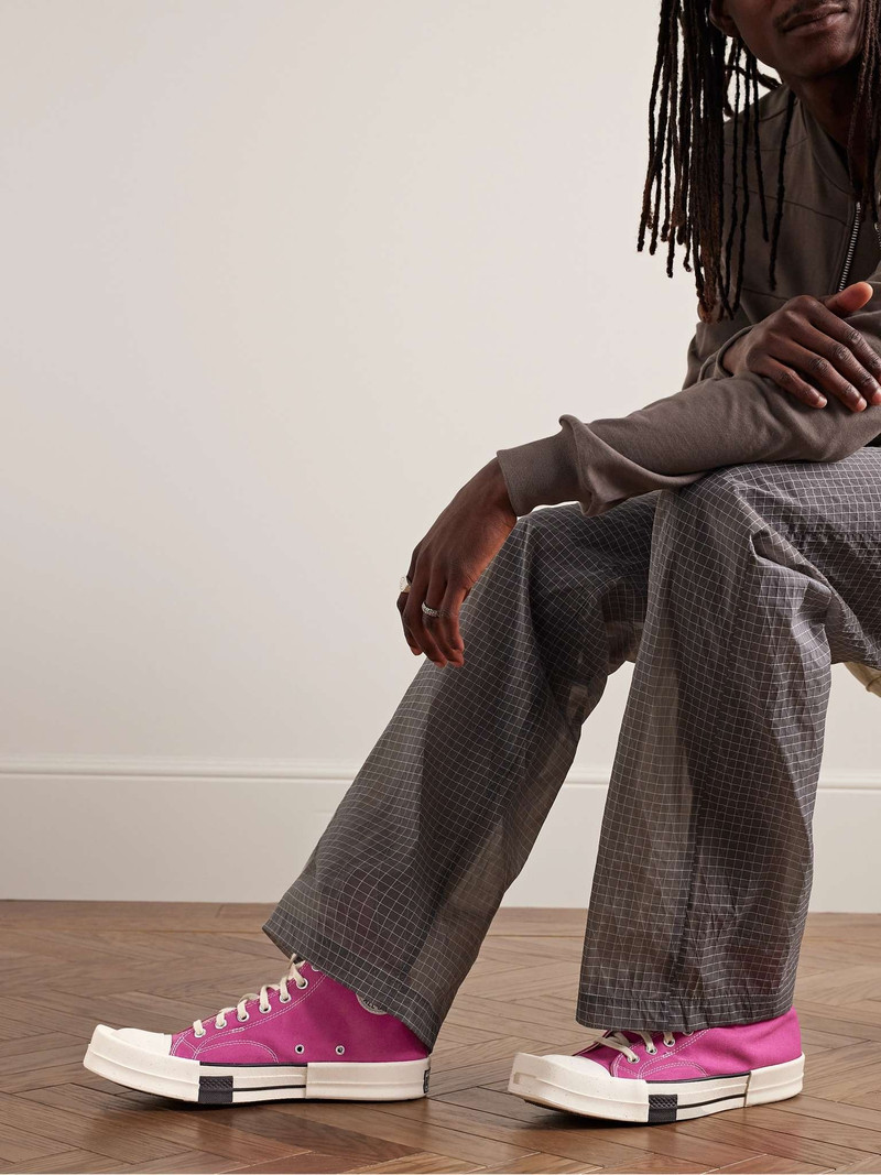 Converse + Converse DRKSHDW TURBODRK Chuck 70 Canvas High-Top Sneakers outlook