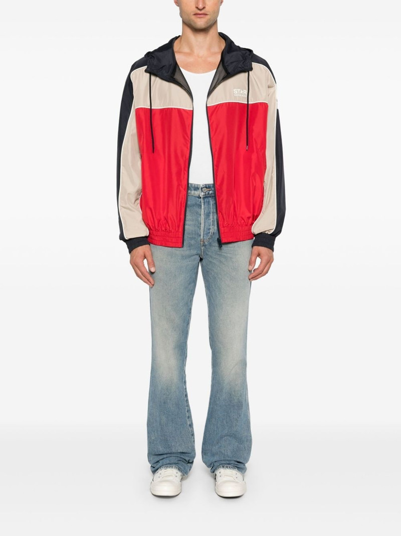 Golden Goose logo-print windbreaker outlook