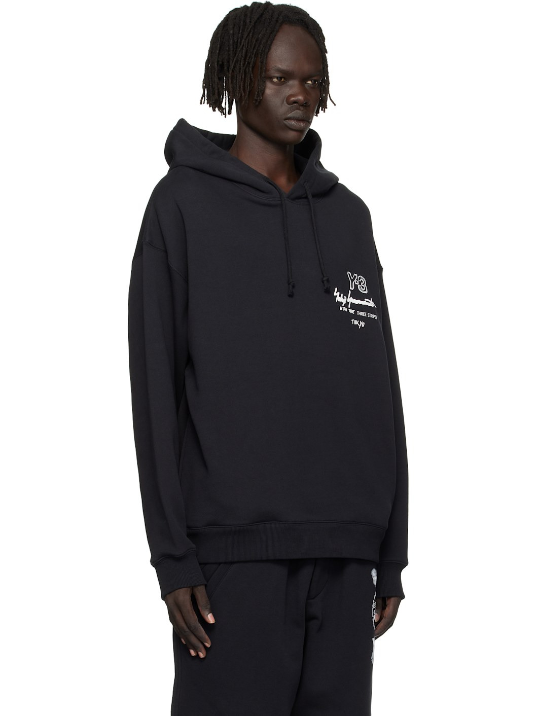 Black Graphic FT Hoodie - 2