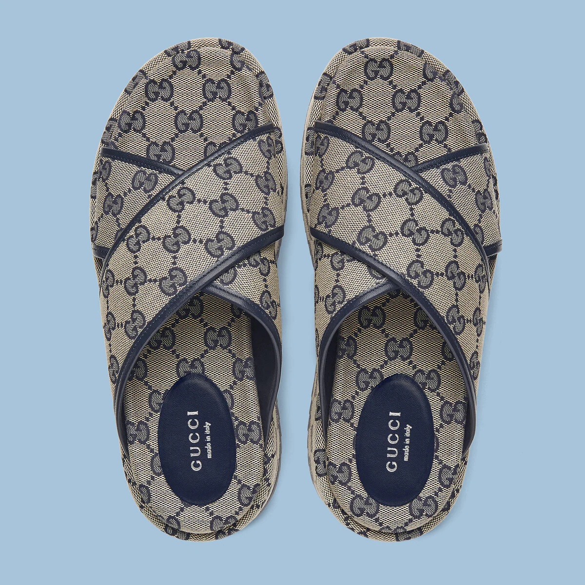 Women's GG platform slide sandal - 5