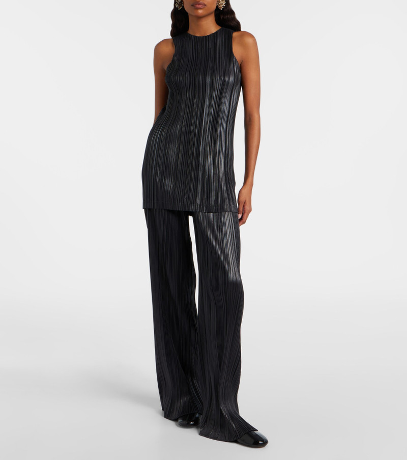 PHOEBE PHILO Pleated straight pants outlook