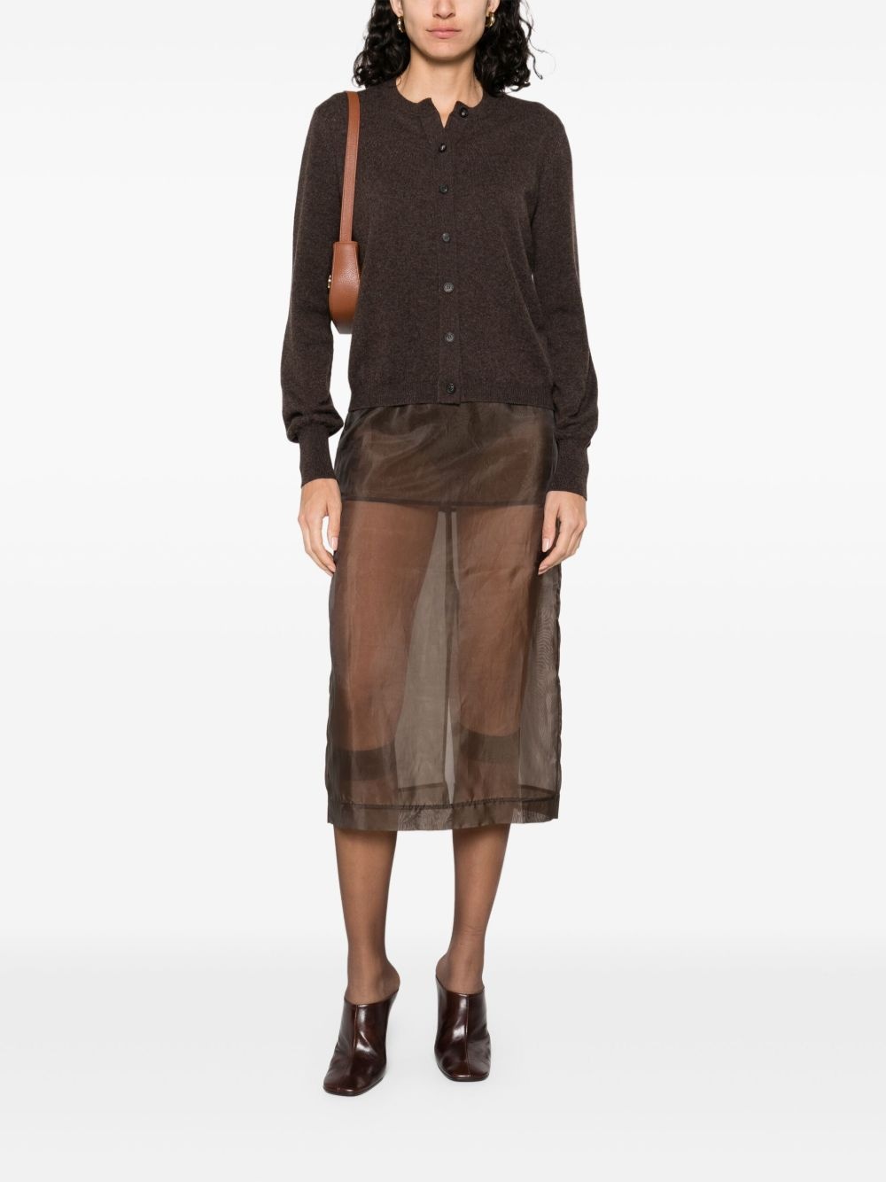 button-down cardigan - 2
