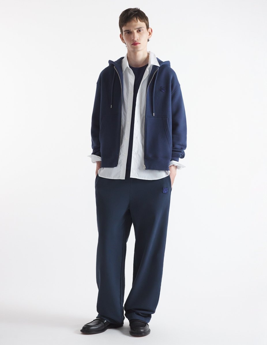 BOLD FOX HEAD PATCH COMFORT ZIPPED HOODIE - 2