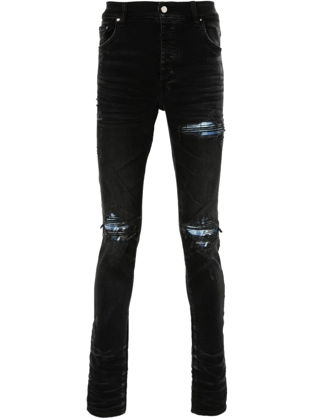 Plaid MX1 mid-rise skinny jeans - 1