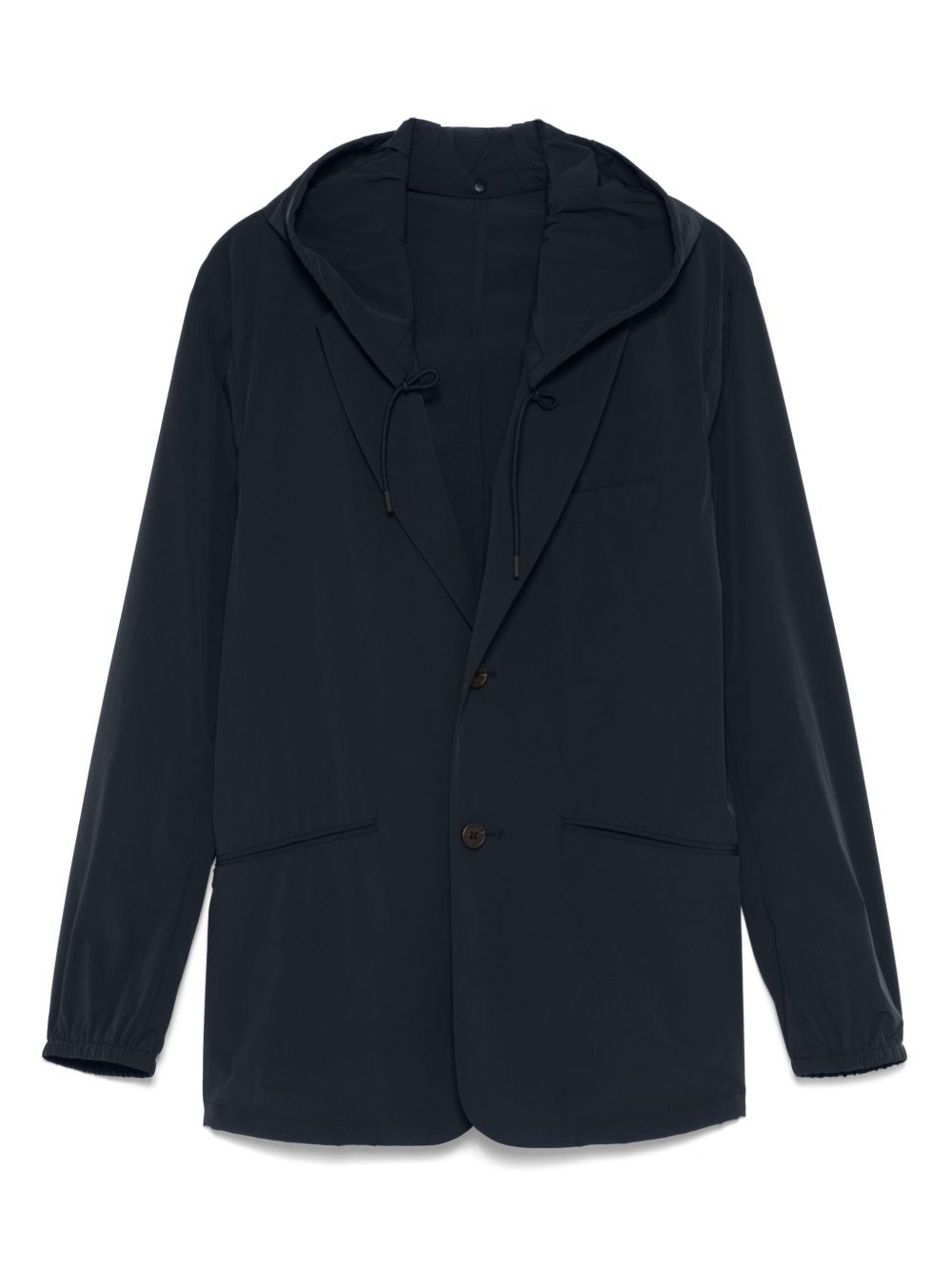 hooded blazer - 1