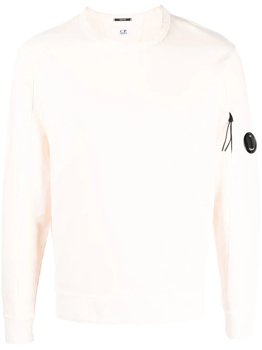 logo-patch cotton jumper - 1