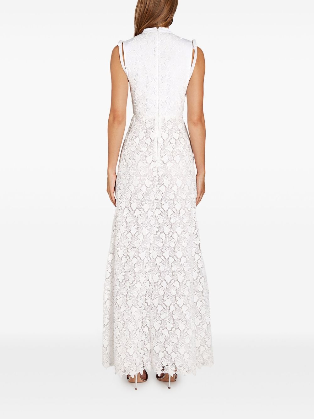 macramé maxi dress - 4