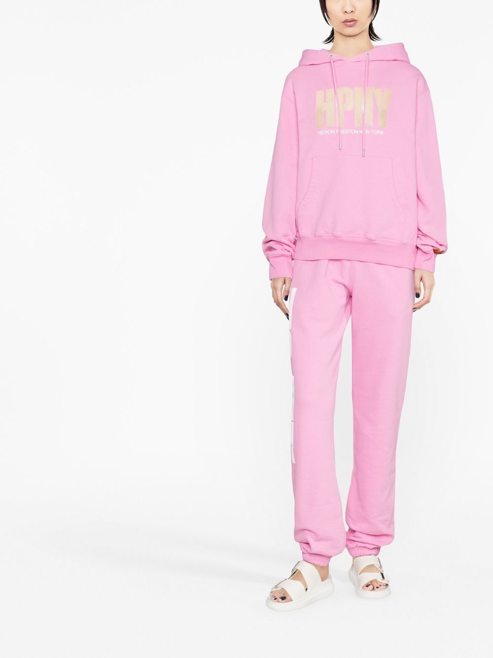 logo-print track pants - 3