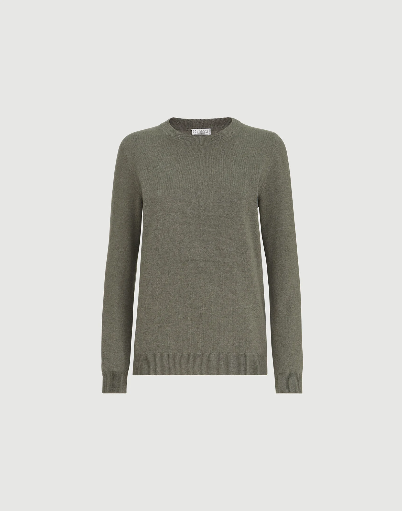 Cashmere sweater with monili - 1
