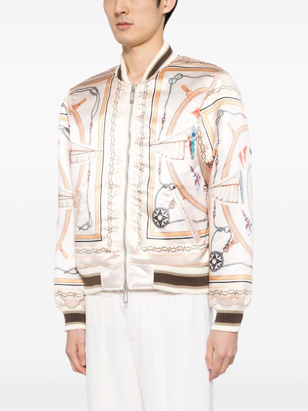 x Nautica satin bomber jacket - 3