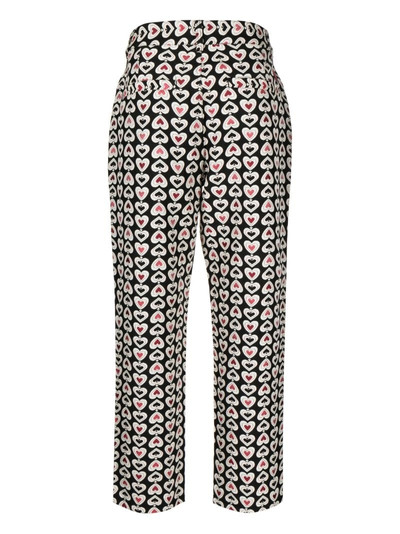 CLOT graphic-print straight-leg trousers outlook