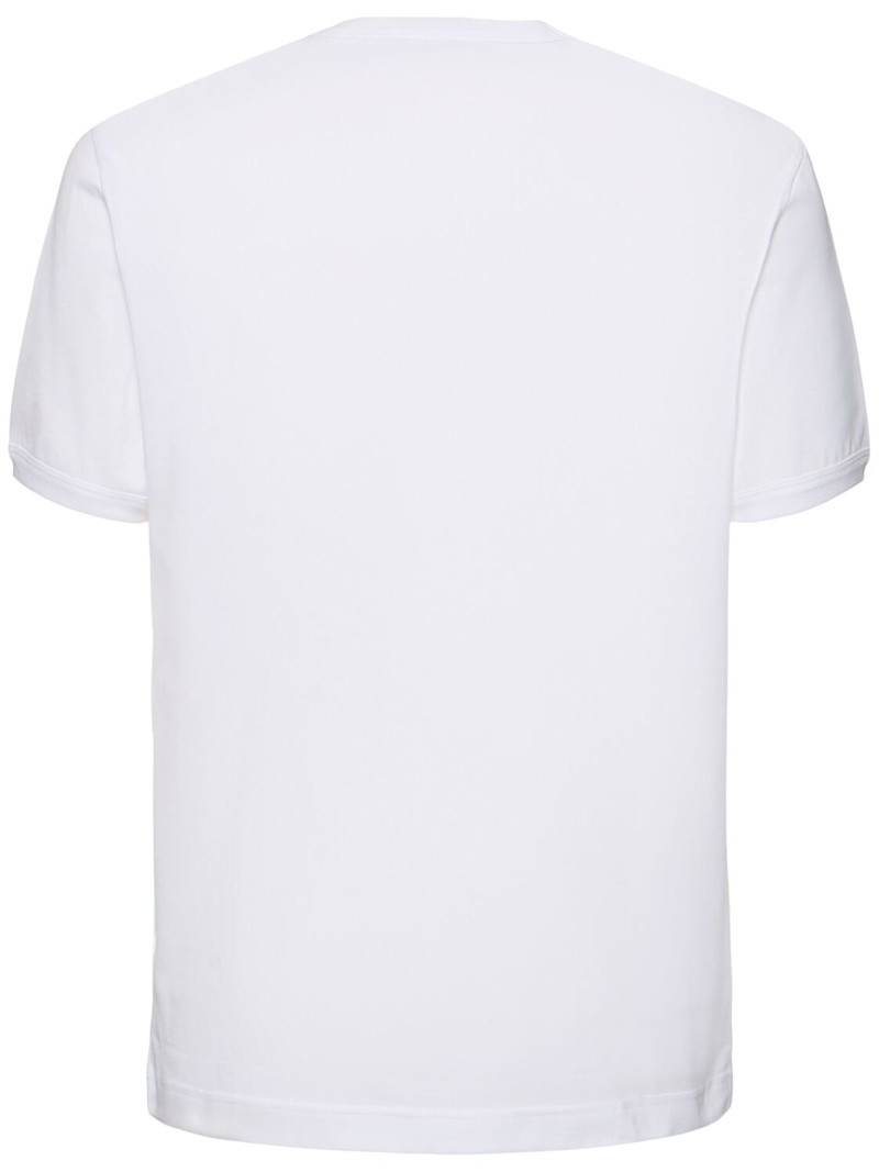 Cotton jersey logo t-shirt 5