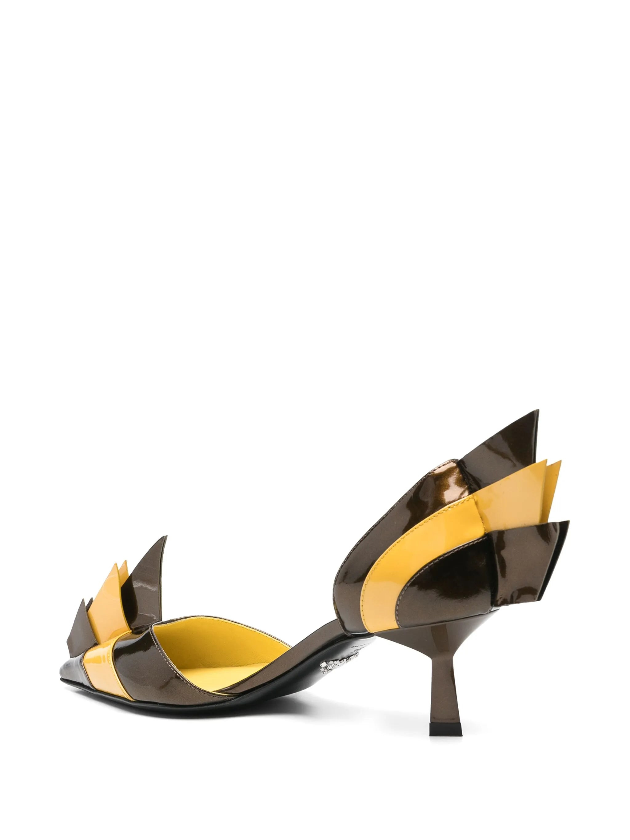 Prada 55mm Leather Pumps - 3