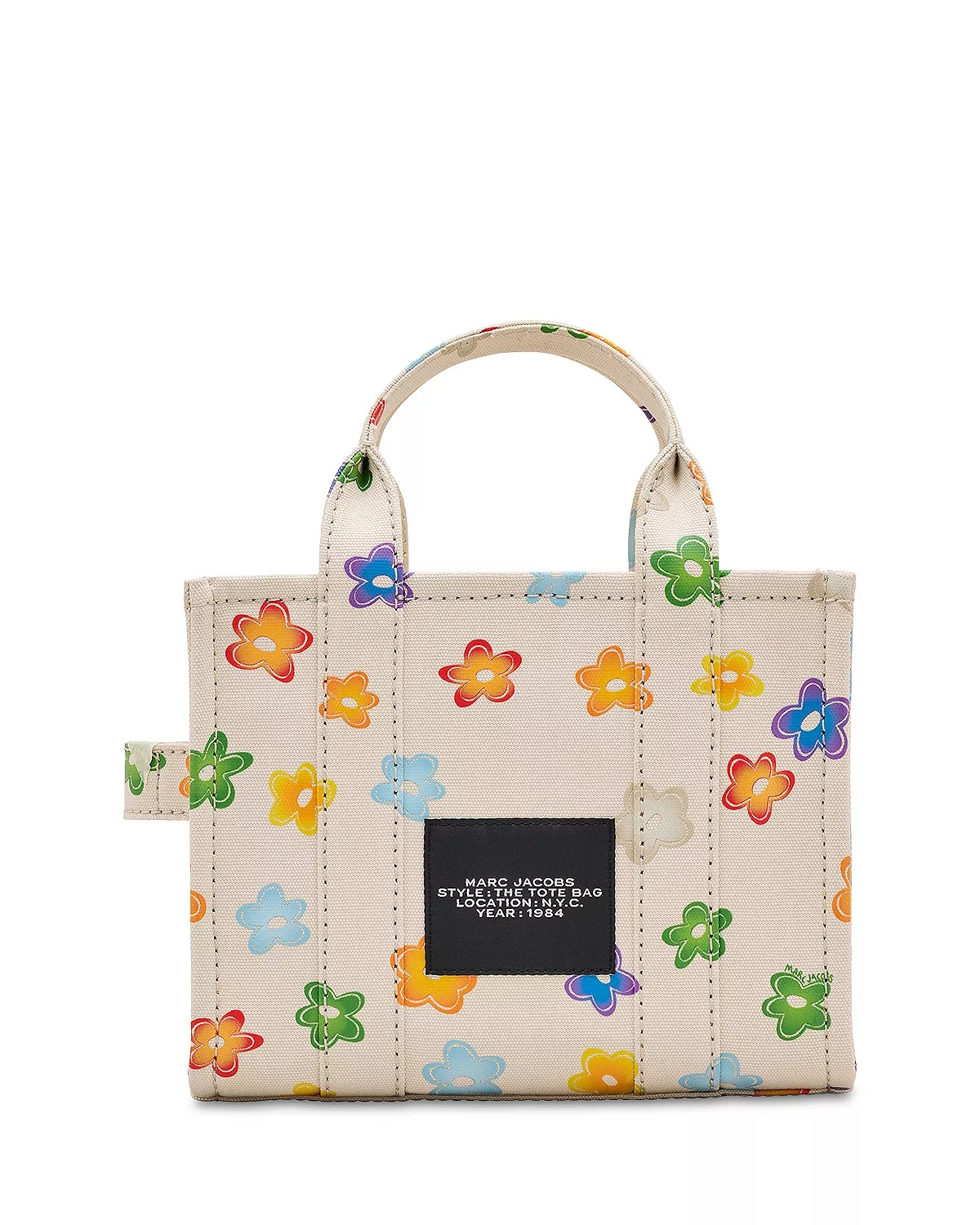 Small Floral Printed Tote - 8
