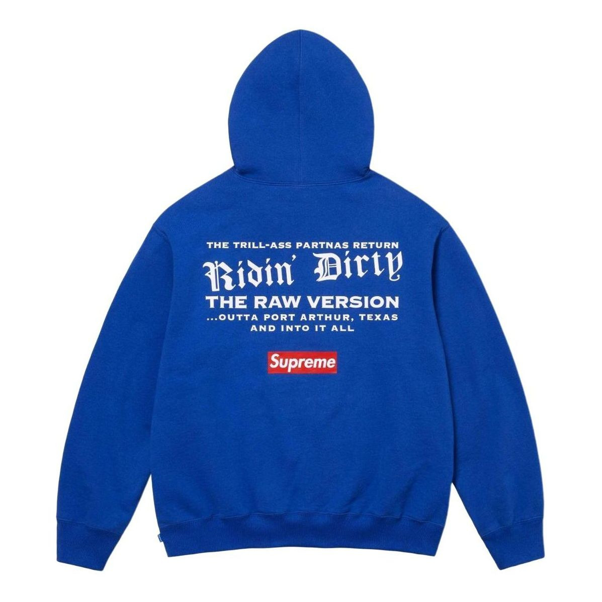 Supreme x UGK Hooded Sweatshirt 'Blue Yellow White' SUP-SS24-0141 - 2