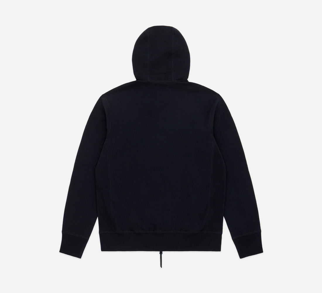 Heavyweight Zip Hoody - Black - 2