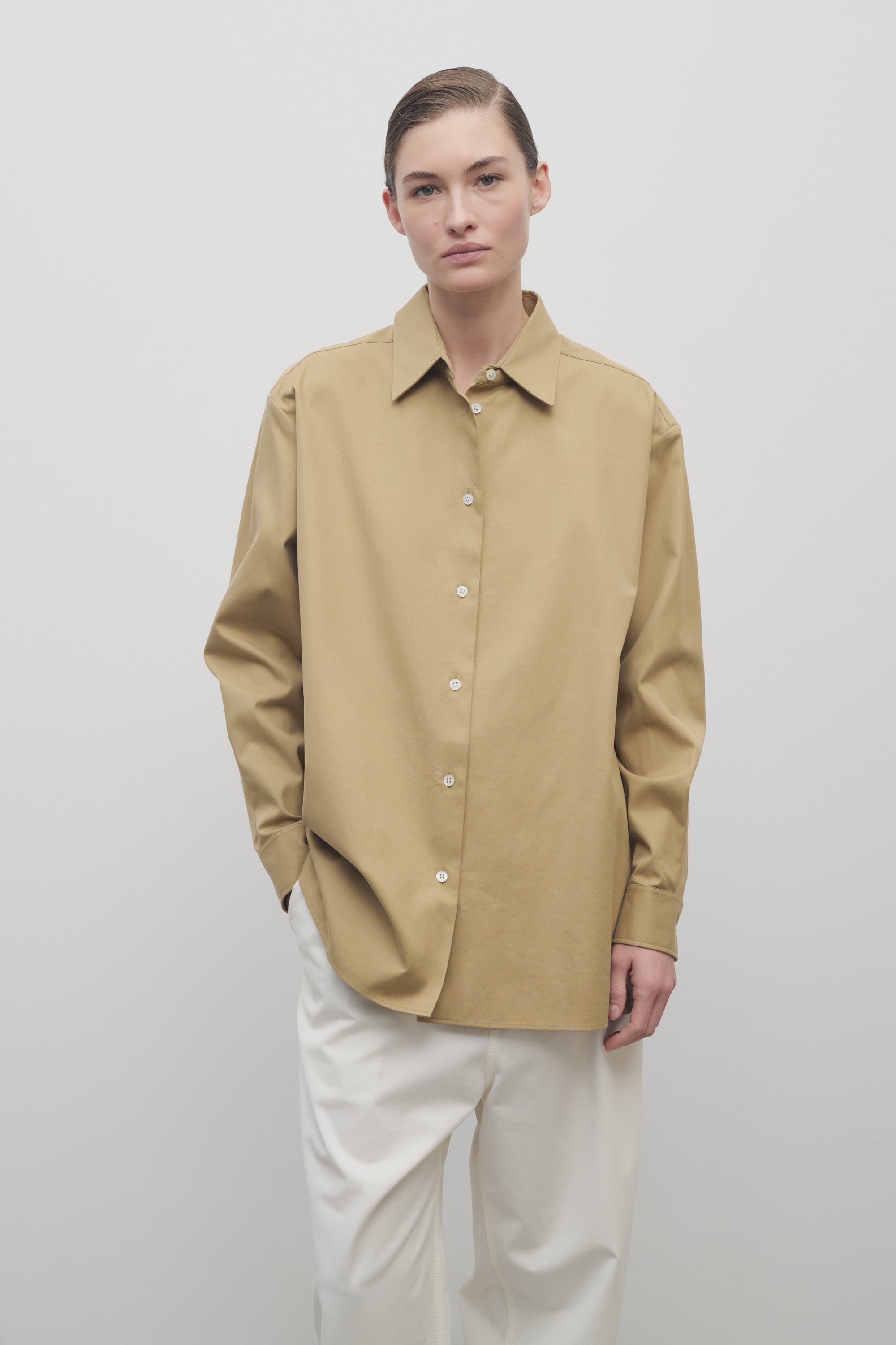 Tansy Shirt in Cotton and Cashmere - 3