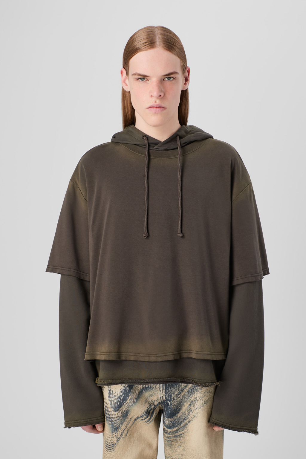 Faded black Organic Cotton Hoodie - 2
