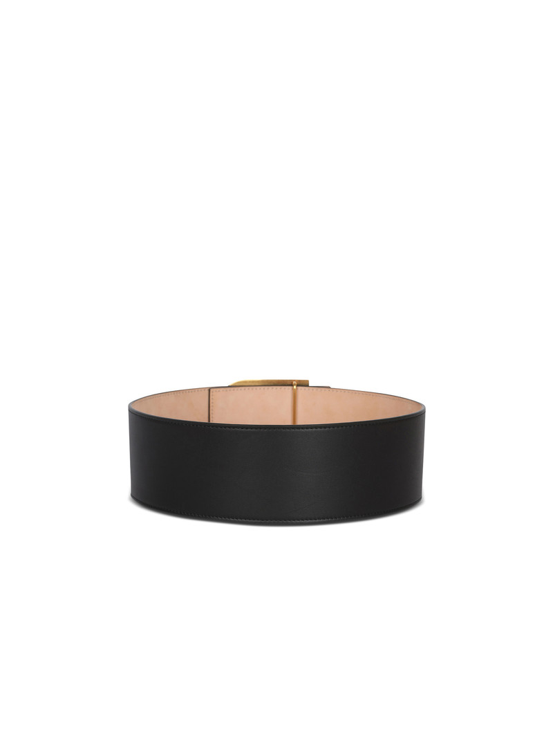 Balmain B-Belt in leather outlook