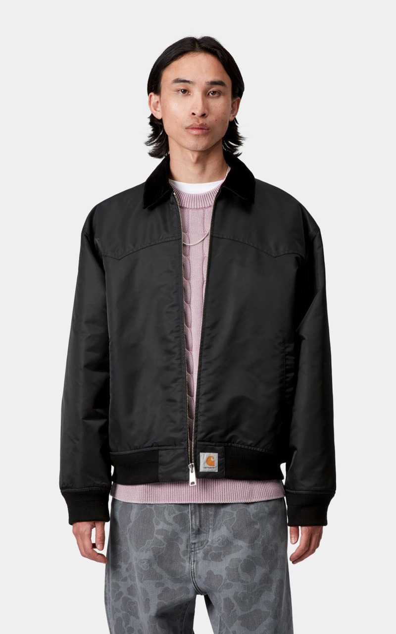 SANTA FE ALUMNI JACKET BLACK/SCARLET - 2
