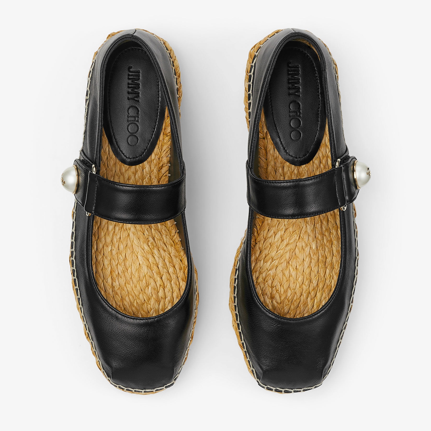 Fayence Espadrille
Black Nappa Leather Espadrilles - 4