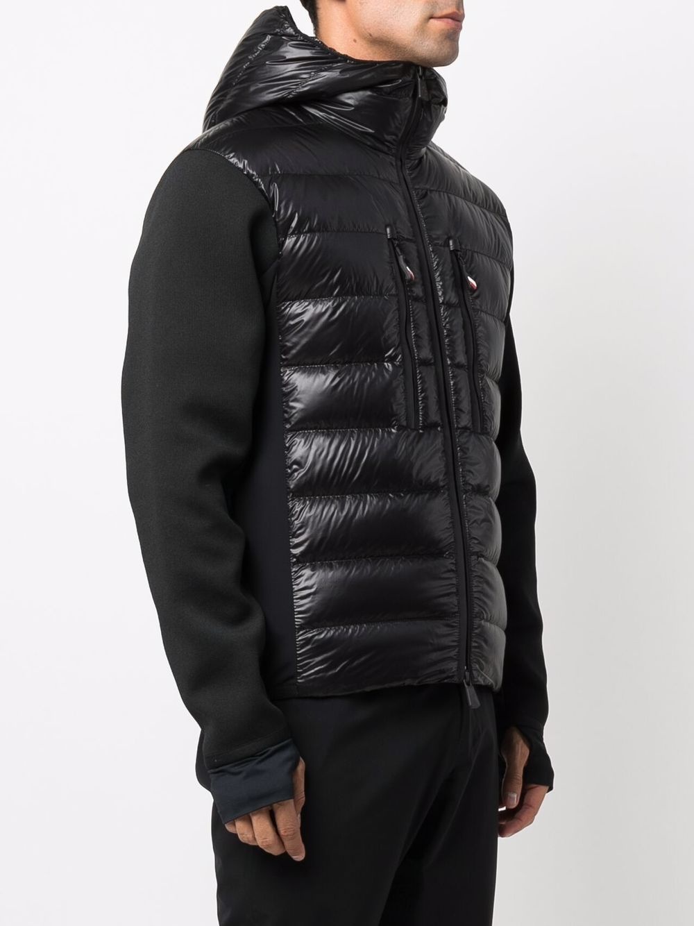 panelled padded jacket - 3